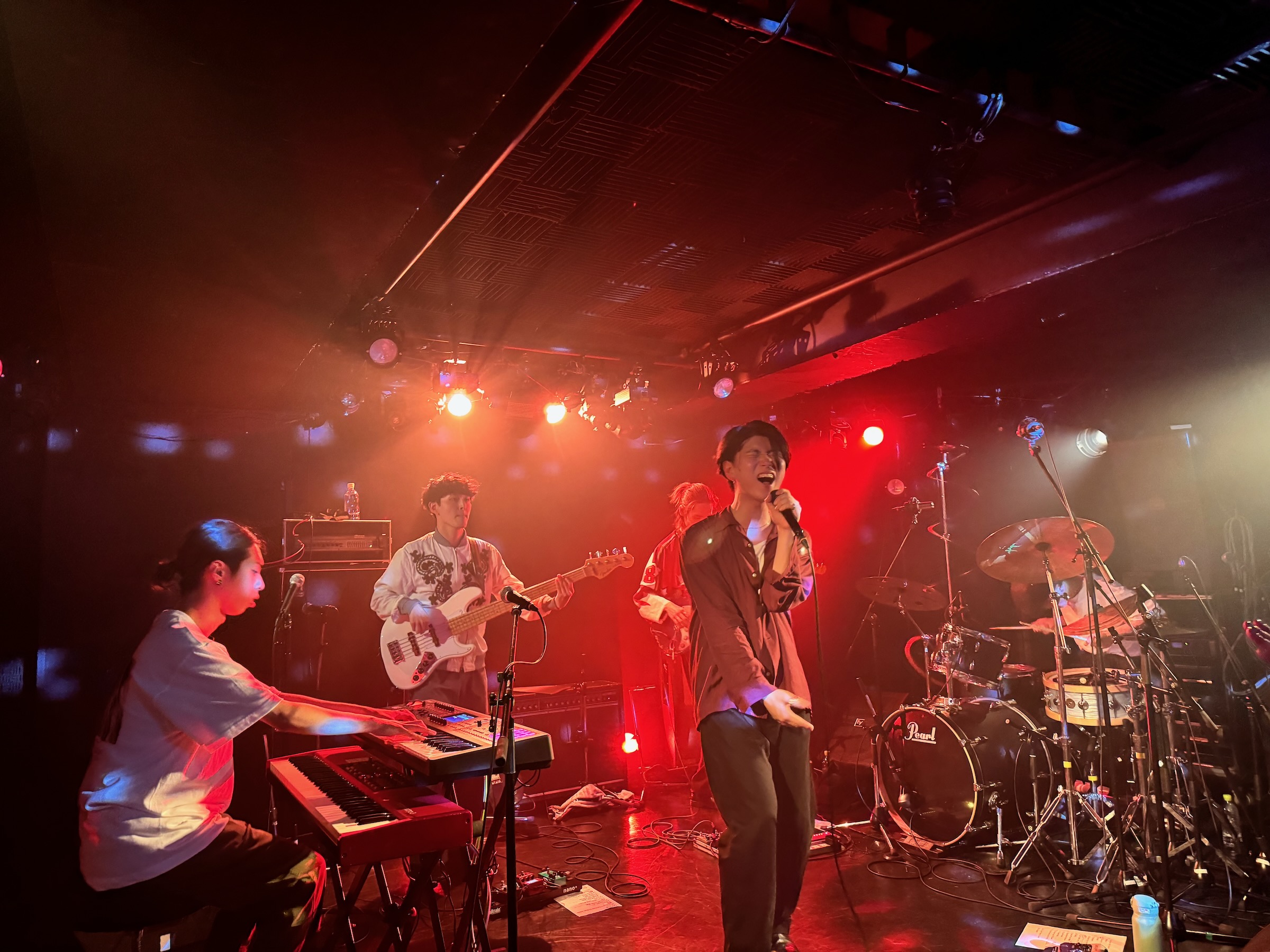 アンコールのステージ中